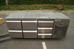 Delfield Marble Top Refrigerated Drawer Unit